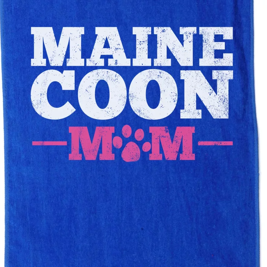 Maine Coon Cat Mom Mama Gift Platinum Collection Golf Towel