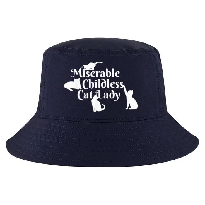 Miserable Childless Cat Lady Madam President 2024 Cool Comfort Performance Bucket Hat