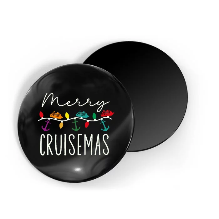 Merry Cruisemas Cruise Christmas Xmas Pajamas Holiday Funny Magnet