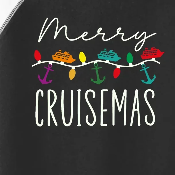 Merry Cruisemas Cruise Christmas Xmas Pajamas Holiday Funny Toddler Fine Jersey T-Shirt