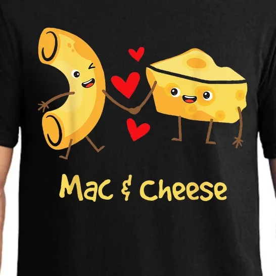 Mac & Cheese Couple Macaroni And Cheese Lover Foodie Pajama Set