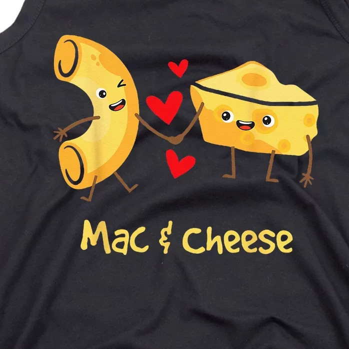 Mac & Cheese Couple Macaroni And Cheese Lover Foodie Tank Top