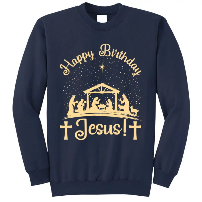 Merry Christmas Christian Happy Birthday Jesus Christ Xmas Sweatshirt