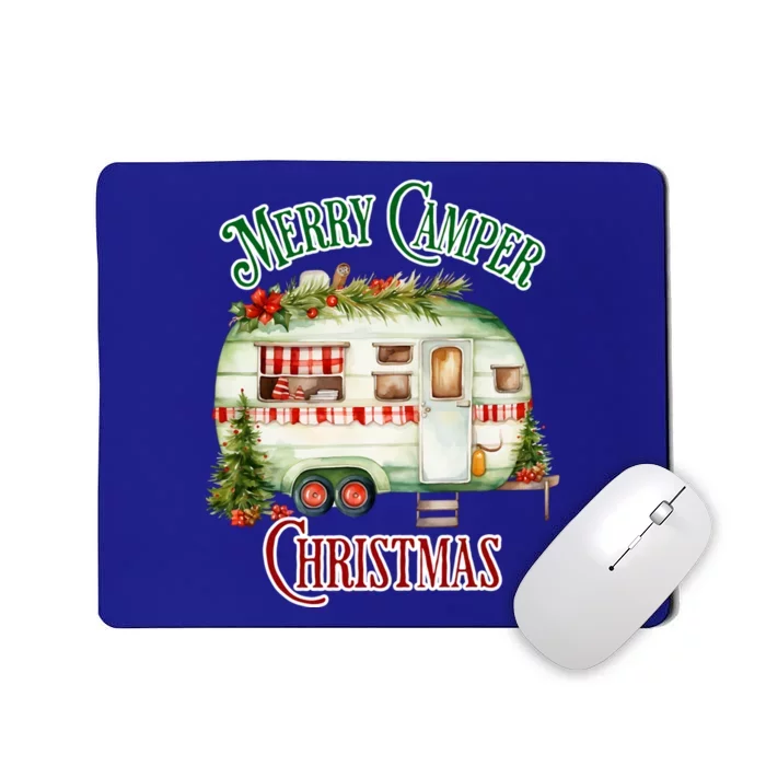 Merry Camper Christmas Holiday Design Great Gift Mousepad