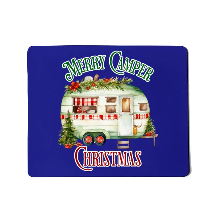 Merry Camper Christmas Holiday Design Great Gift Mousepad