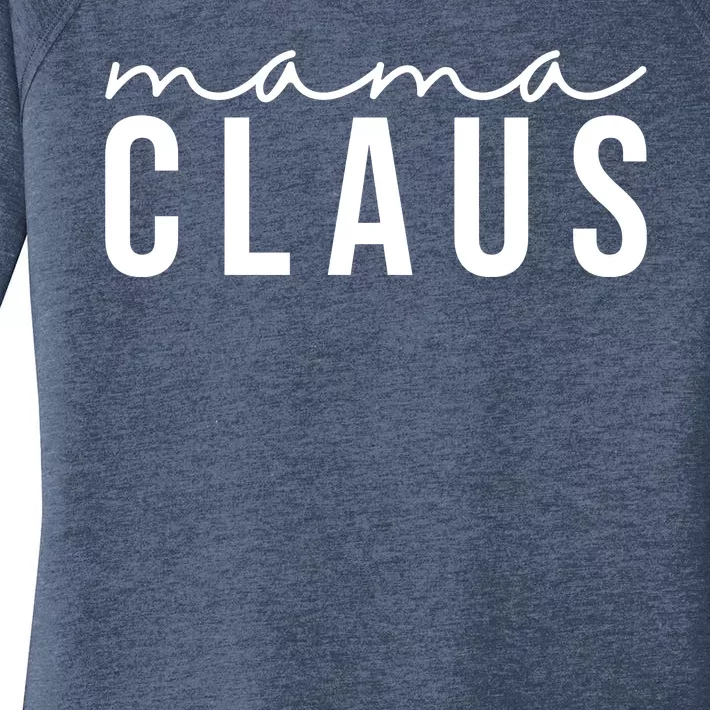 Mama Claus Christmas Holiday Women's Perfect Tri Tunic Long Sleeve Shirt