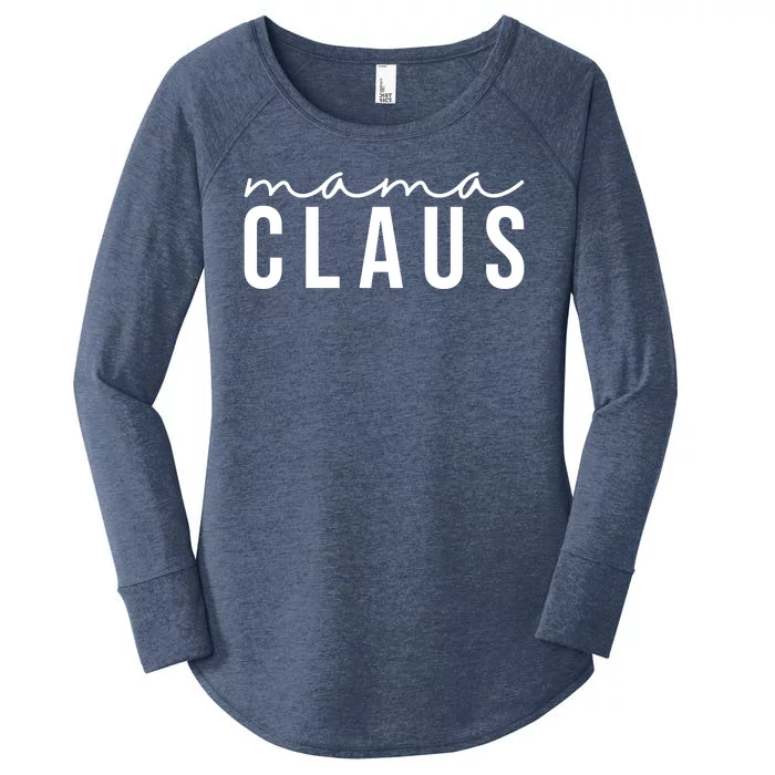 Mama Claus Christmas Holiday Women's Perfect Tri Tunic Long Sleeve Shirt