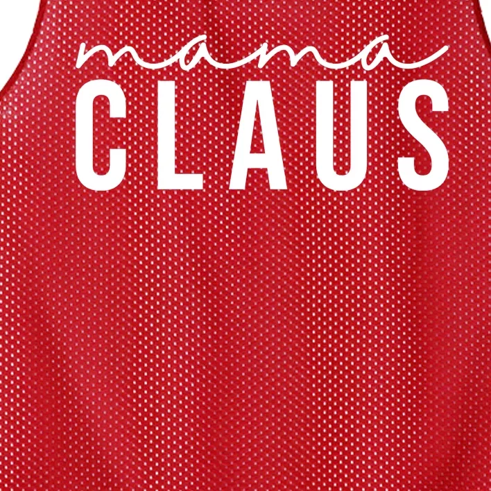 Mama Claus Christmas Holiday Mesh Reversible Basketball Jersey Tank