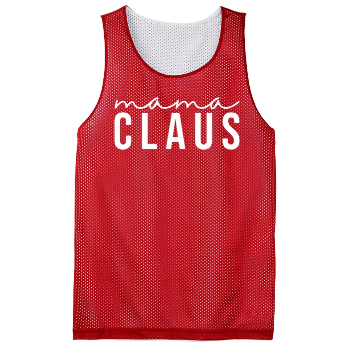 Mama Claus Christmas Holiday Mesh Reversible Basketball Jersey Tank