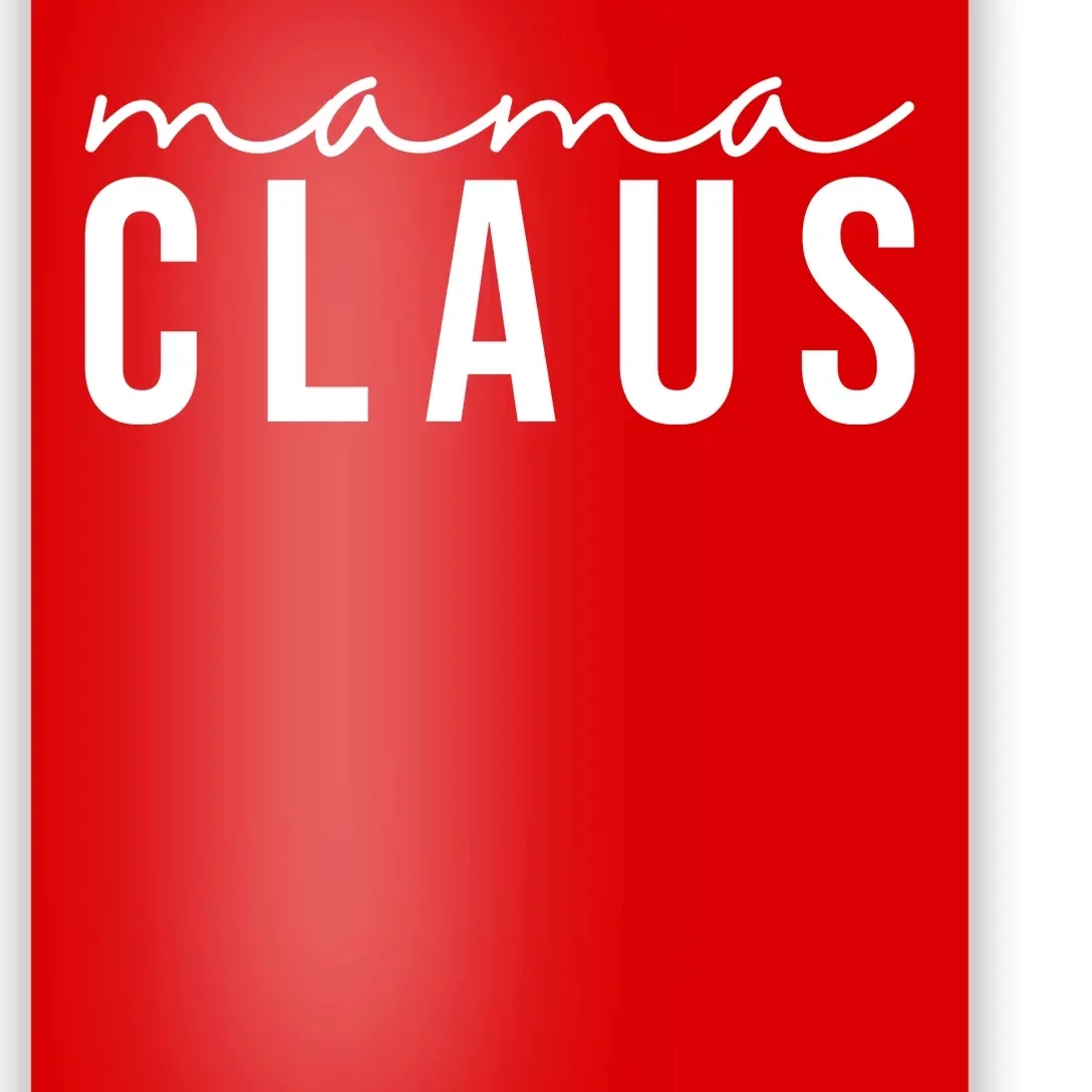 Mama Claus Christmas Holiday Poster