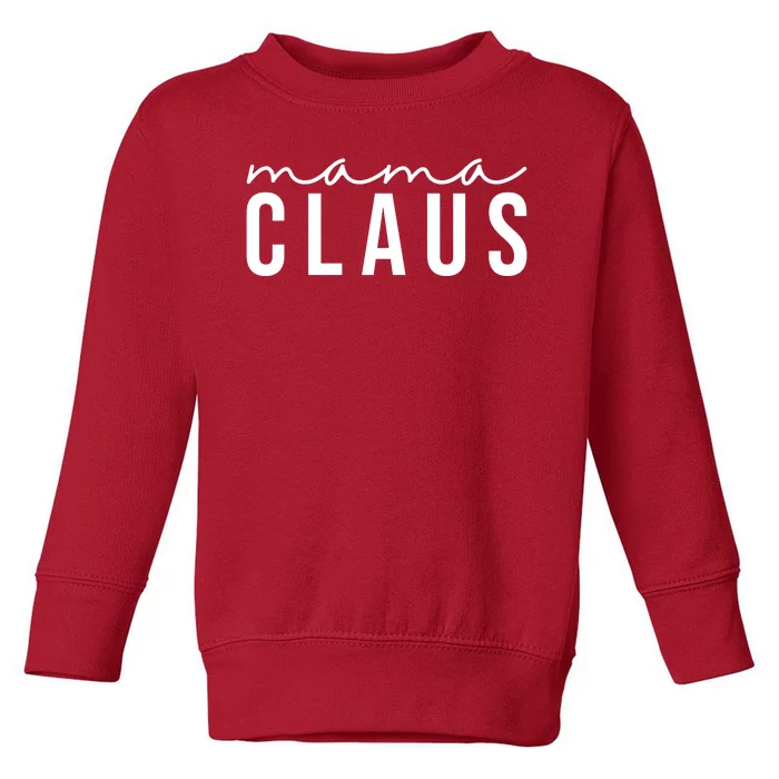 Mama Claus Christmas Holiday Toddler Sweatshirt