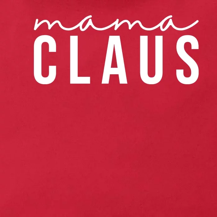 Mama Claus Christmas Holiday Zip Tote Bag