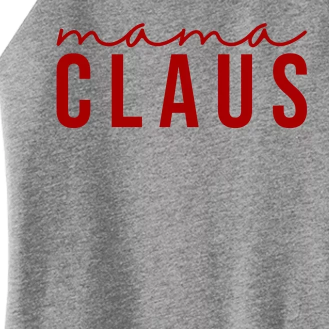 Mama Claus Christmas Holiday Women’s Perfect Tri Rocker Tank