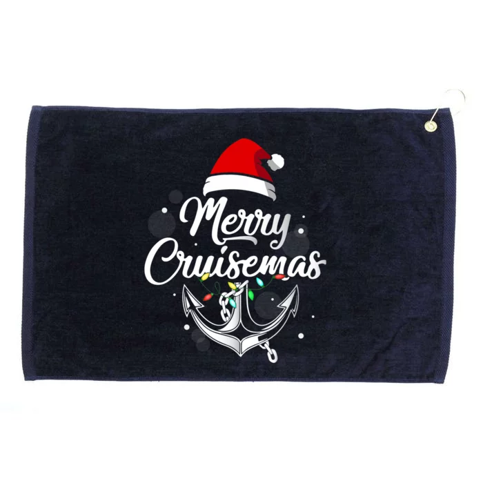 Merry Cruisemas Christmas Cruise Essential Grommeted Golf Towel