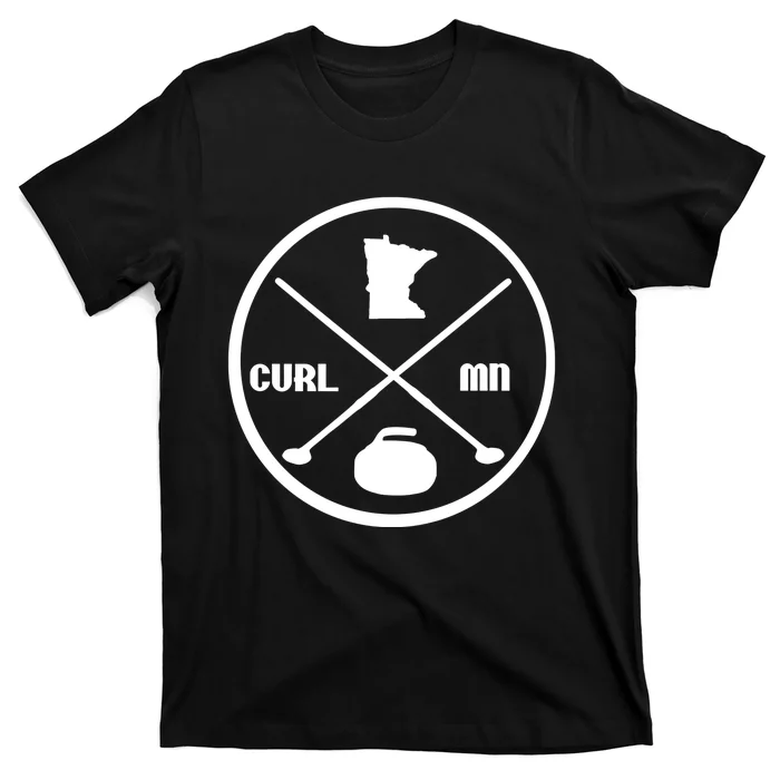 Mn Curling Cute Gift Minnesota Curling Gift T-Shirt