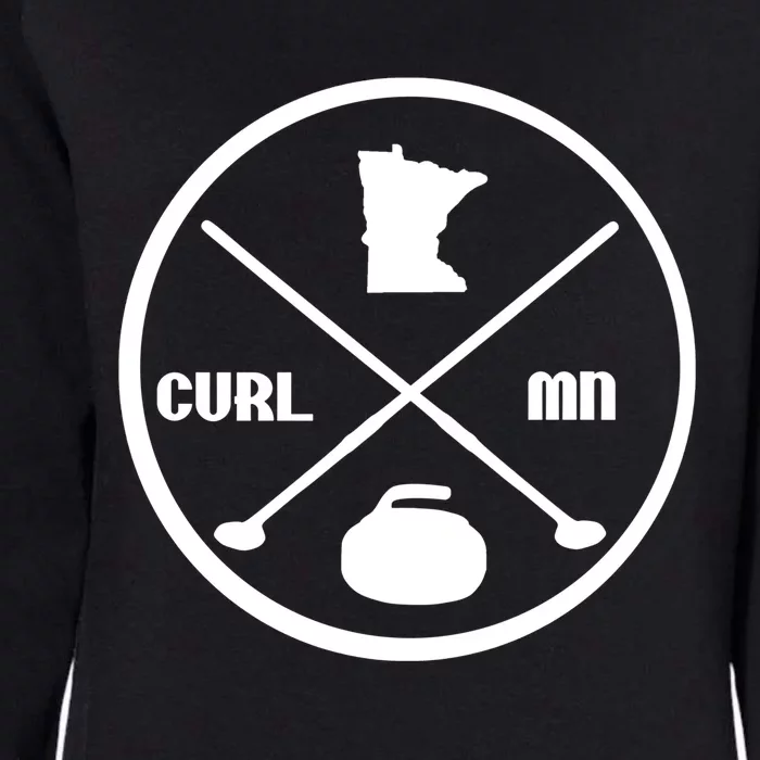 Mn Curling Cute Gift Minnesota Curling Gift Womens California Wash Sweatshirt