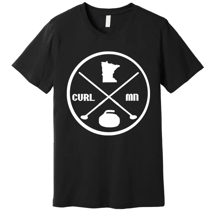 Mn Curling Cute Gift Minnesota Curling Gift Premium T-Shirt