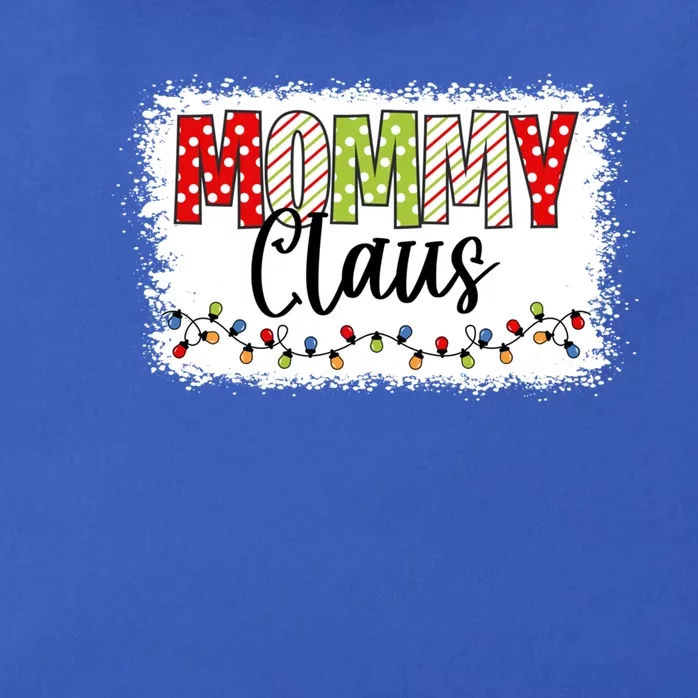 Mommy Claus Cool Gift Christmas Light Pajama Family Matching Cool Gift Zip Tote Bag