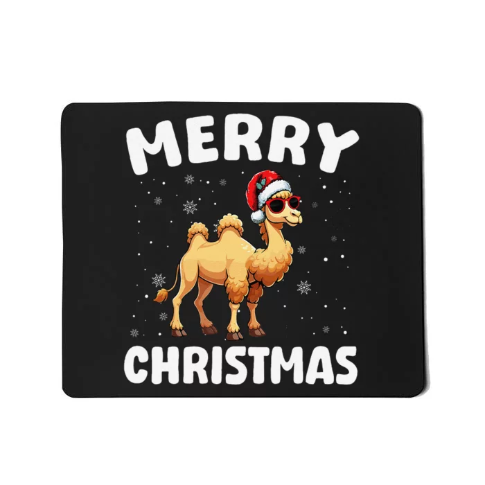 Merry Christmas Camel Merry Xmas Funny Mousepad