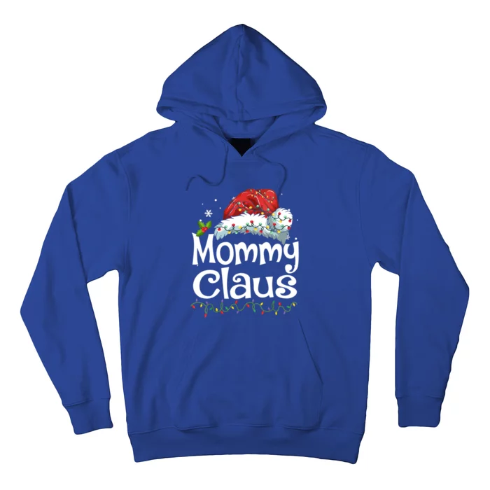 Mommy Claus Christmas Family Group Matching Pjs Xmas Light Gift Hoodie