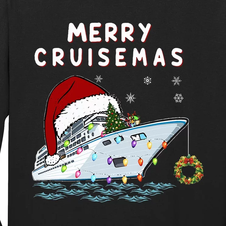 Merry Cruisemas Cruise Lovers Christmas Xmas Cute Tall Long Sleeve T-Shirt