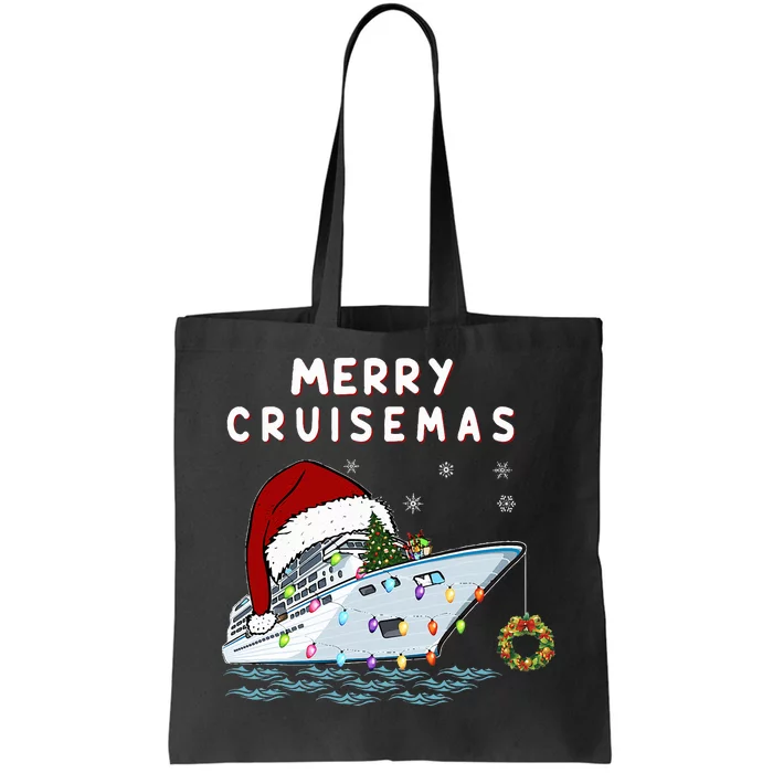 Merry Cruisemas Cruise Lovers Christmas Xmas Cute Tote Bag