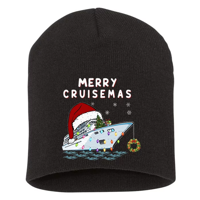 Merry Cruisemas Cruise Lovers Christmas Xmas Cute Short Acrylic Beanie