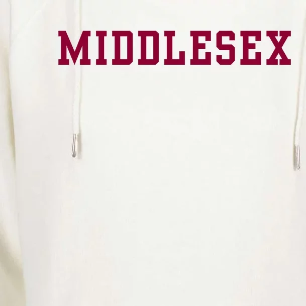 Middlesex Community College Womens Funnel Neck Pullover Hood