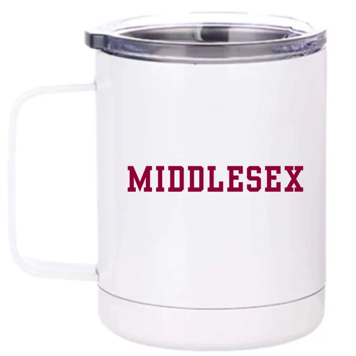 Middlesex Community College Front & Back 12oz Stainless Steel Tumbler Cup