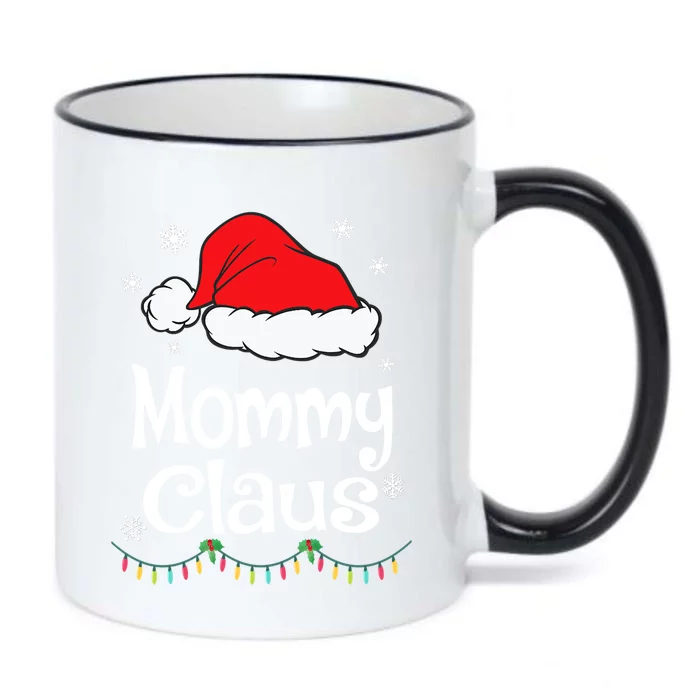 Mommy Claus Cool Gift Christmas Pajama Family Matching Xmas Gift Black Color Changing Mug