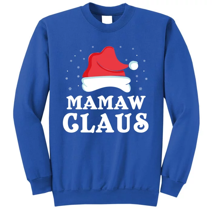 Mamaw Claus Christmas Gift Cool Family Group Matching Pajama Cool Gift Sweatshirt