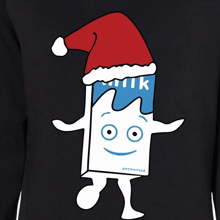 Milk Carton Christmas Womens California Wash Sweatshirt