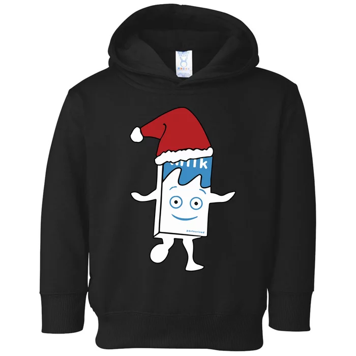 Milk Carton Christmas Toddler Hoodie