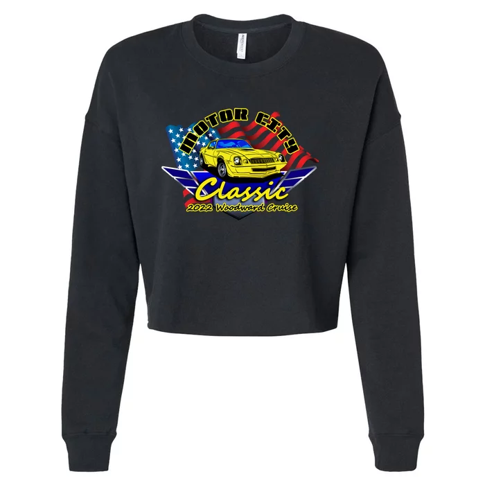 Motor City Cruise Cropped Pullover Crew