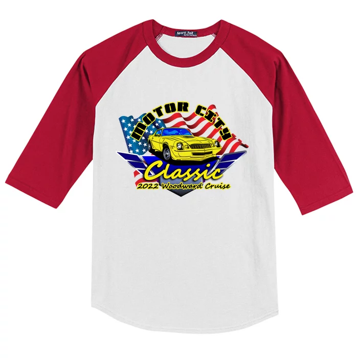 Motor City Cruise Kids Colorblock Raglan Jersey