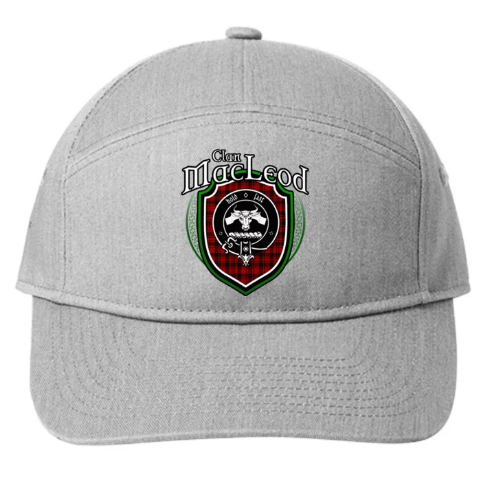 Macleod Clan Crest Scottish Clan Macleod Family Badge 7-Panel Snapback Hat