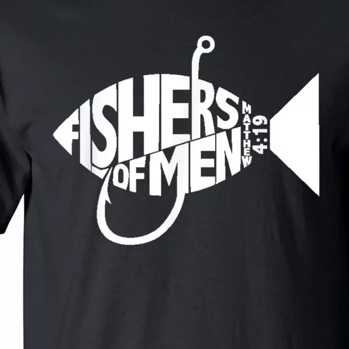 Matching Church Christian Group Bible Verse Fishers Of Men Tall T-Shirt