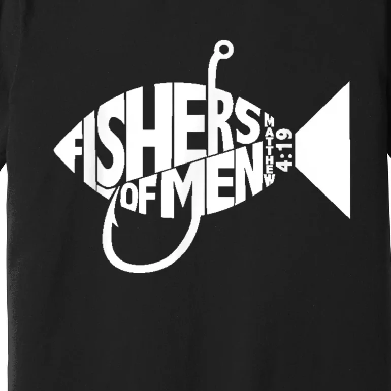 Matching Church Christian Group Bible Verse Fishers Of Men Premium T-Shirt