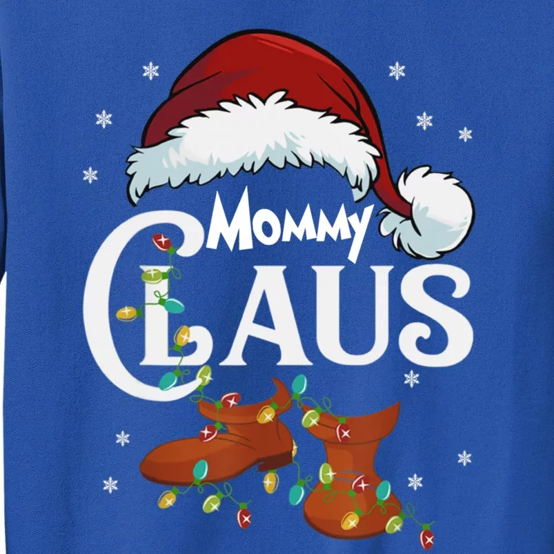 Mommy Claus Christmas Mommy Santa Family Matching Pjs Meaningful Gift Sweatshirt