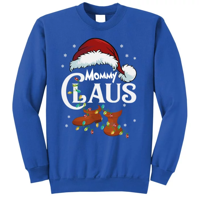 Mommy Claus Christmas Mommy Santa Family Matching Pjs Meaningful Gift Sweatshirt