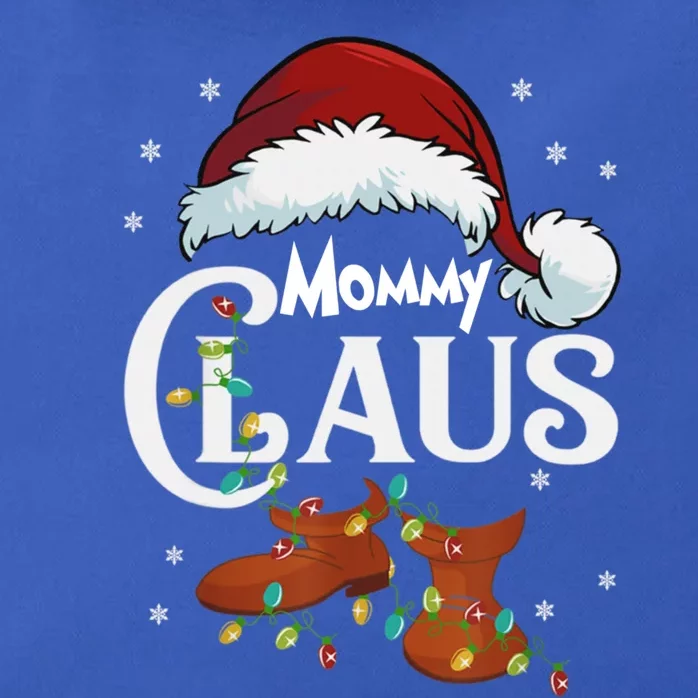 Mommy Claus Christmas Mommy Santa Family Matching Pjs Meaningful Gift Zip Tote Bag