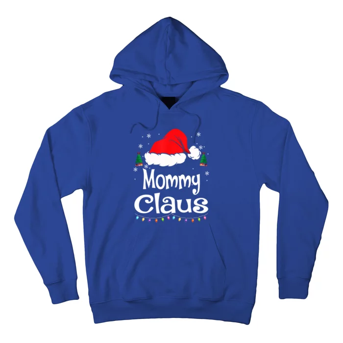 Mommy Claus Cute Gift Christmas Pajama Family Matching Xmas Gift Hoodie