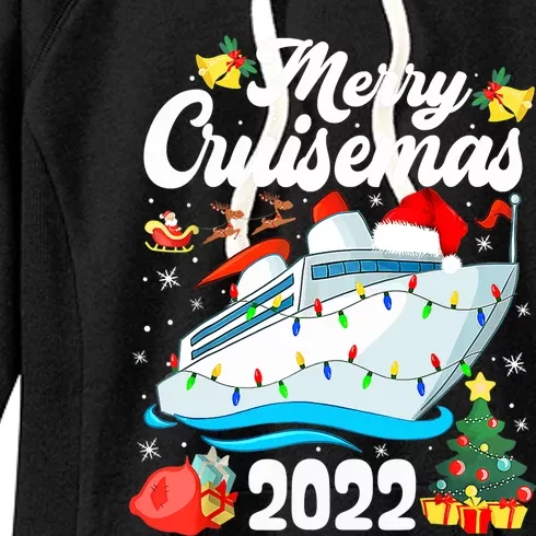 Merry Cruisemas Cruise Funny Christmas Family Xmas Gifts Women's Fleece Hoodie