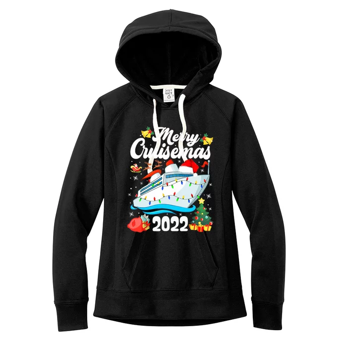 Merry Cruisemas Cruise Funny Christmas Family Xmas Gifts Women's Fleece Hoodie