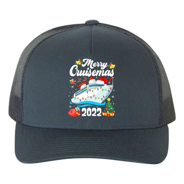 Merry Cruisemas Cruise Funny Christmas Family Xmas Gifts Yupoong Adult 5-Panel Trucker Hat