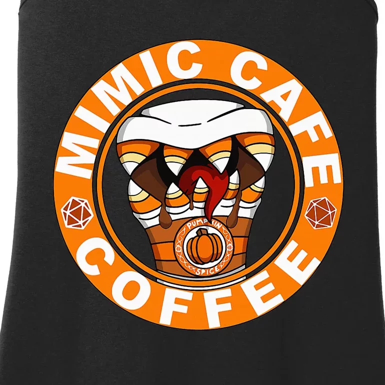 Mimic Cafe Coffee Spicy Pumkin Ladies Essential Tank