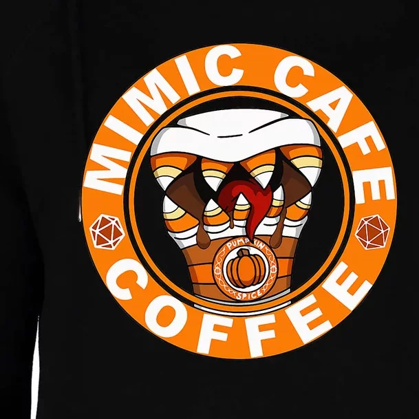 Mimic Cafe Coffee Spicy Pumkin Womens Funnel Neck Pullover Hood