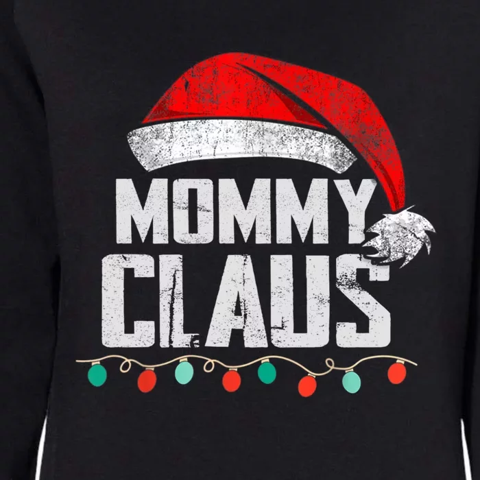 Mommy Claus Christmas Pajama Family Matching Xmas Light Great Gift Womens California Wash Sweatshirt