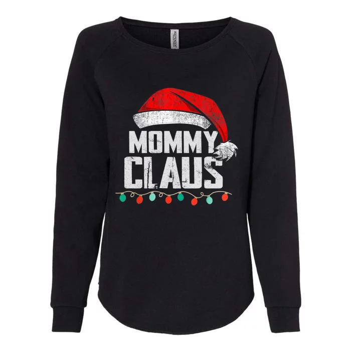 Mommy Claus Christmas Pajama Family Matching Xmas Light Great Gift Womens California Wash Sweatshirt