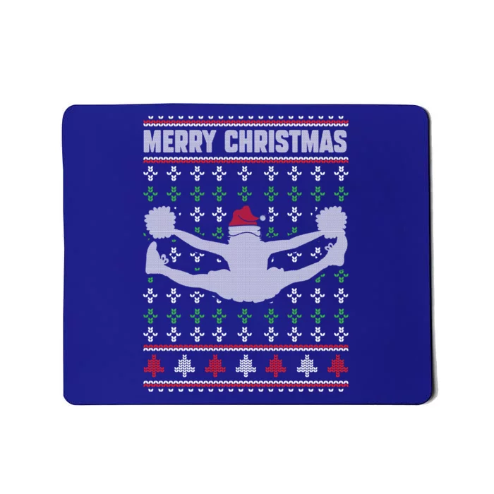 Merry Christmas Cheerleading Lover Ugly Xmas Dance Cute Gift Mousepad